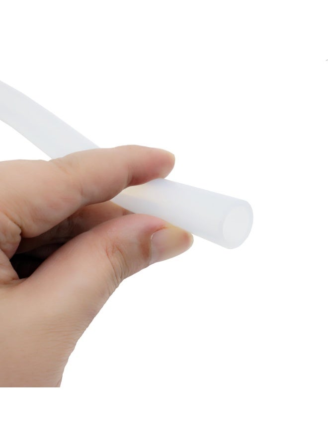 أنبوب السيليكون 1/2 "(12 مم) معرف × 5/8 "(16 مم) OD واضحة مرنة أنابيب مطاط السيليكون أنابيب المياه أنابيب خرطوم الهواء شفافة (3.3 قدم / 1 متر ؛ 12 × 16 مم) - Image 3